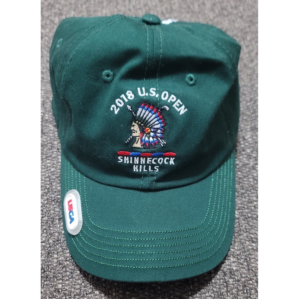 2018‎ US Open Hat Cap USGA Green Shinnecock Hills USGA Member Adjustable